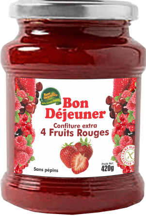 Confiture 4 Fruits Rouges