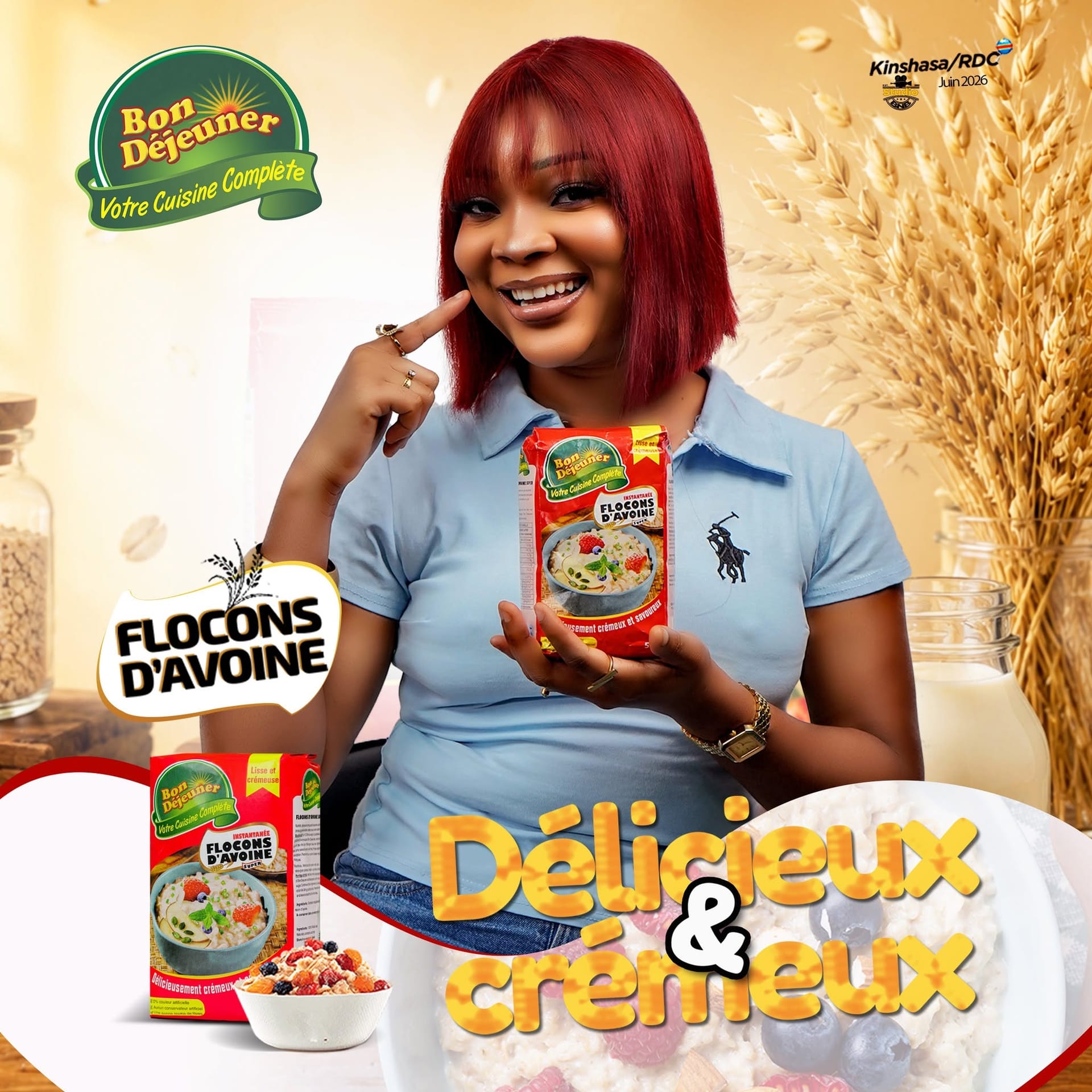 Bon Déjeuner — Énergie du matin pour la famille congolaise